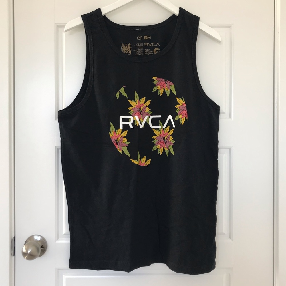 RVCA // NWOT Men's Graphic Floral Tank Top